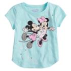 Disney's Mickey & Minnie Mouse Graphic Tee By Jumping Beans&reg;, Girl's, Size: 2t, Med Blue
