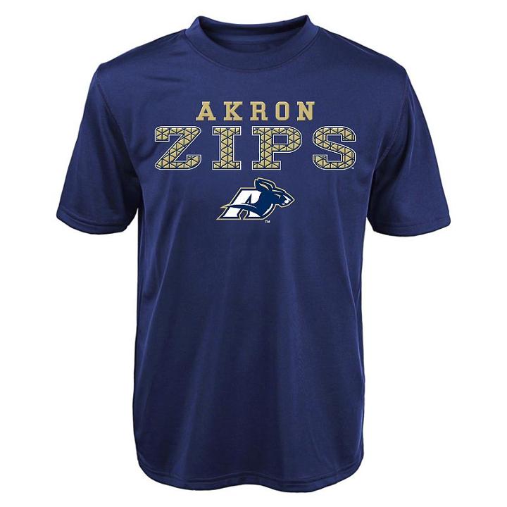 Boys 8-20 Akron Zips Fulcrum Performance Tee, Boy's, Size: M(10-12), Purple