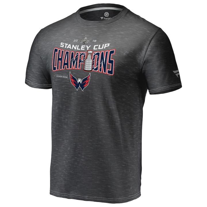 Men's Washington Capitals 2018 Stanley Cup Champions Appeal Play Tee, Size: Small, Grey