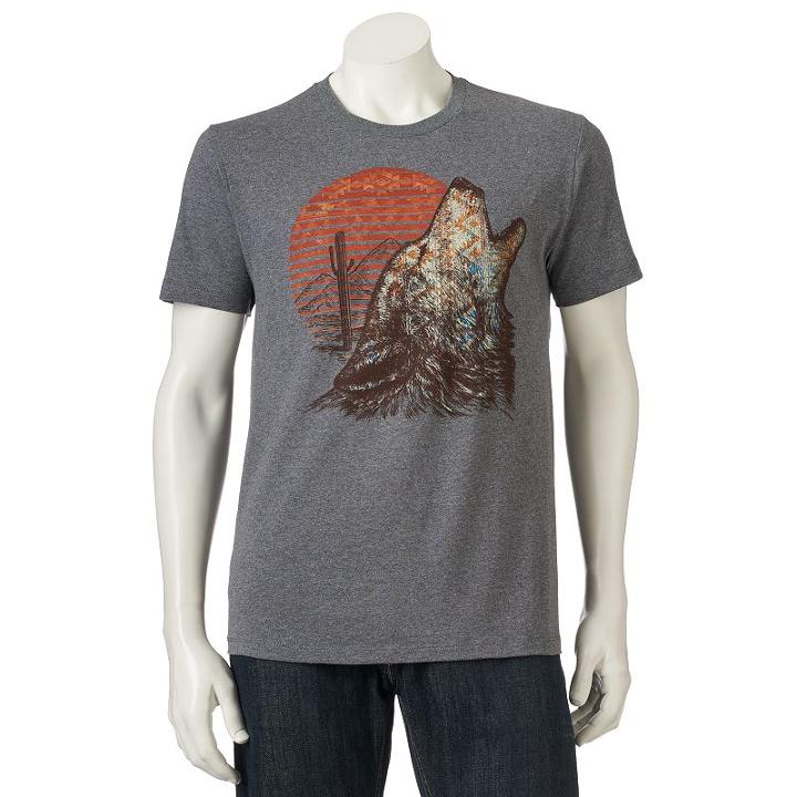 Men's Urban Pipeline&reg; Wolfen Tee, Size: Small, Light Grey