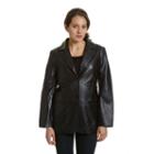 Women's Excelled Leather Jacket, Size: Small, Black
