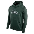 Men's Nike Michigan State Spartans Therma-fit Circuit Hoodie, Size: Xxl, Green