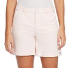 Women's Gloria Vanderbilt Violet Twill Shorts, Size: 12, Pink