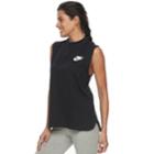 Women's Nike Sportswear Advance 15 Tank, Size: Medium, Grey (charcoal)