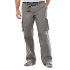 Men's Sonoma Goods For Life&trade; Relaxed-fit Twill Cargo Pants, Size: 34x32, Grey