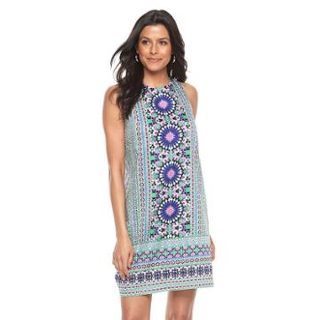 Women's Suite 7 Medallion Shift Dress, Size: 8, Ovrfl Oth