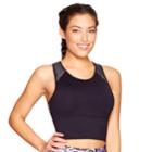 Women's Colosseum Exhilaration Cropped Tank, Size: Medium, Black