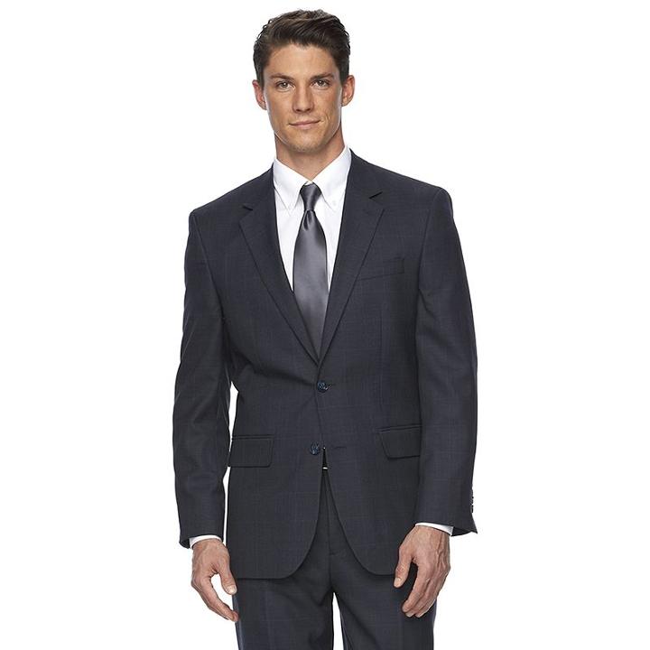 Men's Croft & Barrow&reg; Classic-fit Wool Suit Jacket, Size: 40 Short, Blue
