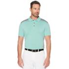 Men's Grand Slam On Course Colorblock Stretch Performance Golf Polo, Size: Large, Green