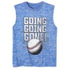 Boys 8-20 Tek Gear&reg; Going Going Gone Baseball Muscle Tee, Size: Medium, Blue (navy)