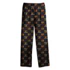 Boys 8-20 Chicago Blackhawks Allover Logo Lounge Pants, Boy's, Size: S(8), Black