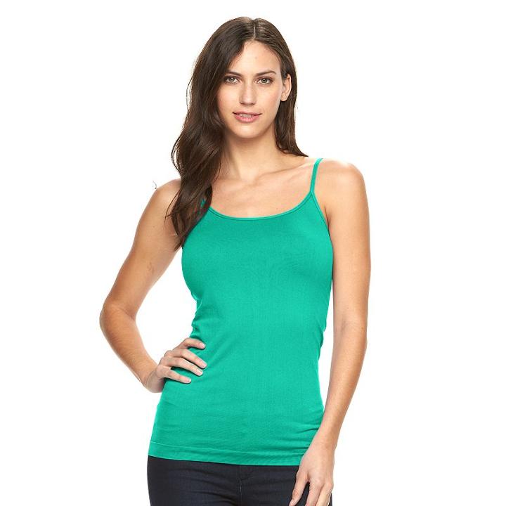 Women's Apt. 9&reg; Essential Seamless Camisole, Size: S/m, Brt Green