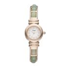 Vivani Women's Aventurine Stainless Steel Cuff Watch, Green