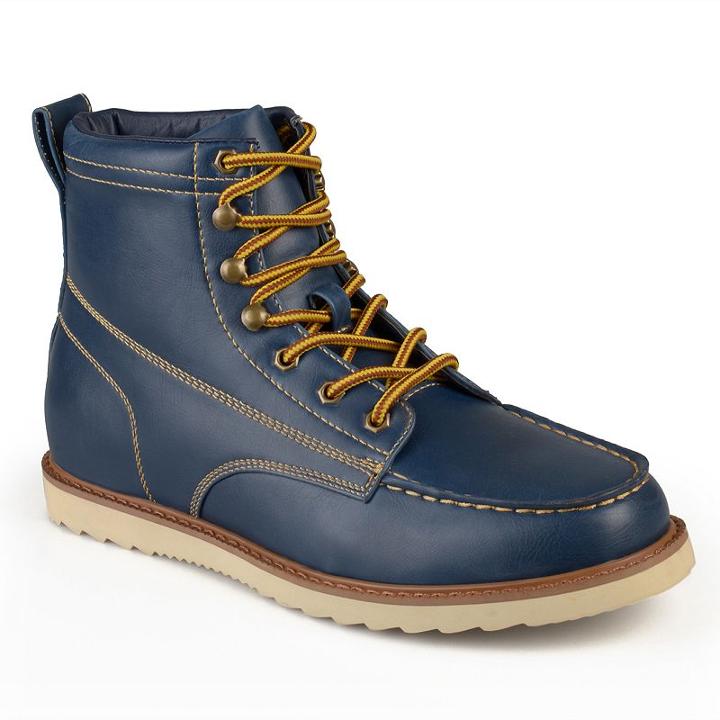 Vance Co. Wyatt Men's Work Boots, Size: Medium (12), Blue