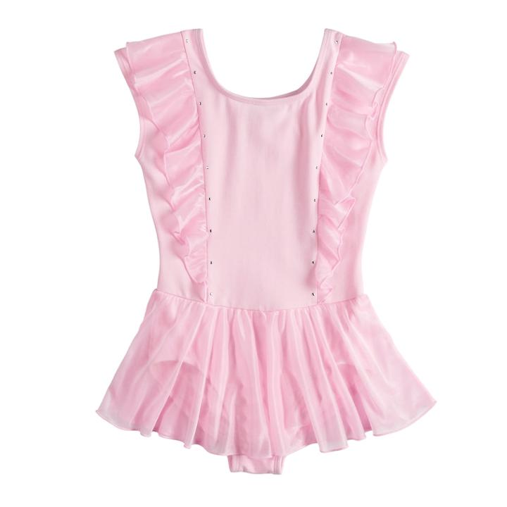 Girls 4-14 Danskin Ruffled Dance Skirtall, Size: Xs, Pink