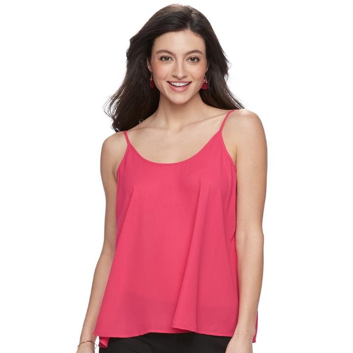 Women's Apt. 9&reg; Swing Camisole, Size: Xs, Med Pink
