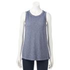 Women's Sonoma Goods For Life&trade; Solid Tank, Size: Small, Dark Blue