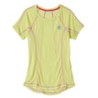 Girls 7-16 Fila Sport&reg; Contrast Stitch Thin Layer Tee, Girl's, Size: L(14), Med Yellow