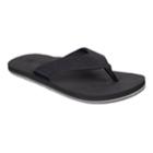 Wembley Textured Men's Thong Flip Flops, Size: Xl, Black