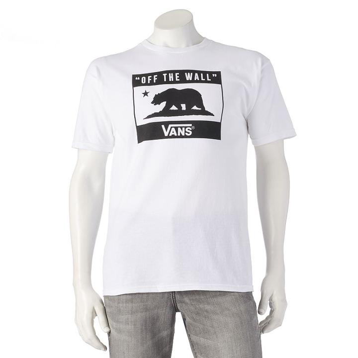 Men's Vans Stoic Bear Tee, Size: Small, White