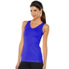 Women's Fila Sport&reg; Basic Racer Workout Tank Top, Size: Xs, Med Blue