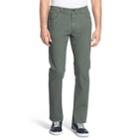 Men's Izod Saltwater Straight-fit 5-pocket Stretch Chino Pants, Size: 38x30, Lt Green