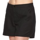 Women's Croft & Barrow&reg; Tactel&reg; Swim Shorts, Size: 16, Black
