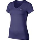 Women's Nike Cool Victory Dri-fit Base Layer Tee, Size: Xl, Drk Purple