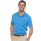 Men's Croft & Barrow&reg; Tailored-fit Easy-care Interlock Polo, Size: Xxl, Med Blue