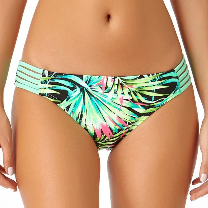 Juniors' California Sunshine Palm Party Hipster Bikini Bottoms, Women's, Size: Xl