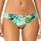 Juniors' California Sunshine Palm Party Hipster Bikini Bottoms, Women's, Size: Xl