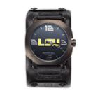Rockwell Lsu Tigers Assassin Leather Watch - Men, Black