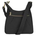 Travelon Signature Rfid-blocking Anti-theft Shoulder Tote, Adult Unisex, Black