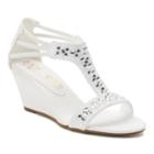 New York Transit Bring A Date Women's Wedge Sandals, Size: Medium (8.5), White