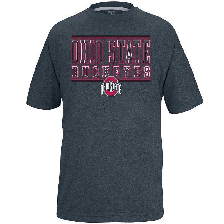 Boys 8-20 Ohio State Buckeyes Heathered Vital Tee, Size: M 10-12, White Oth