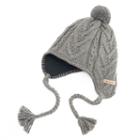 Women's Columbia Cable-knit Pom Pom Hat, Med Grey