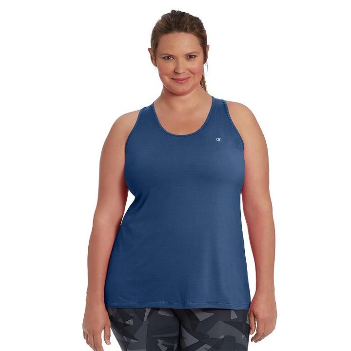 Plus Size Champion Absolute Tank, Women's, Size: 1xl, Blue (navy)