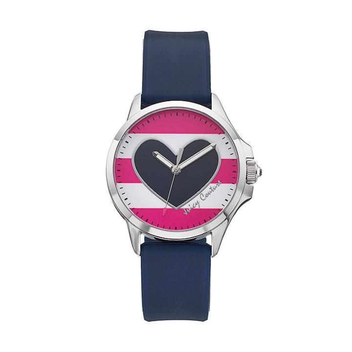 Juicy Couture Women's Fergie Heart Watch - 1901439, Size: Medium, Blue