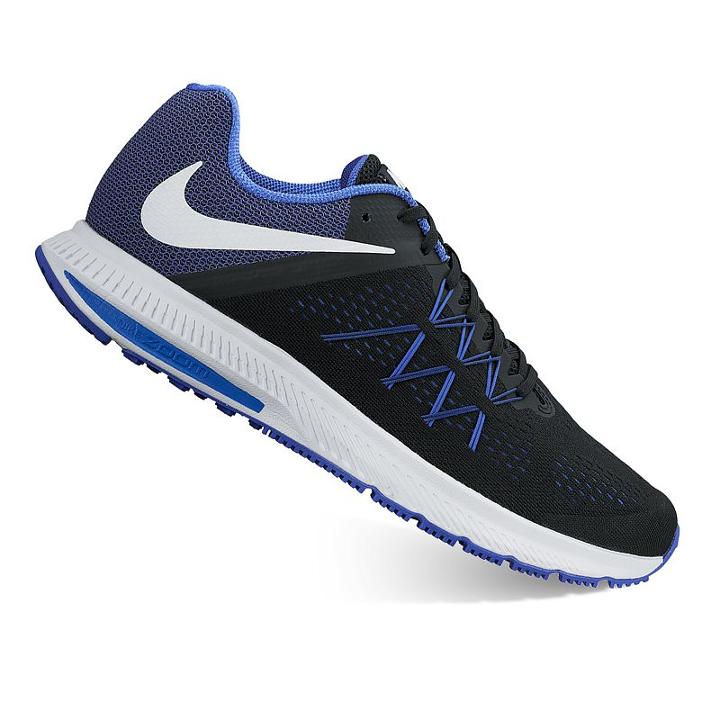 Nike Air Zoom Winflo 3 Men's Running Shoes, Size: 10, Grey (charcoal)