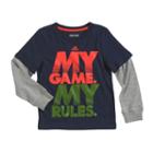 Boys 4-7x Adidas My Game. My Rules. Tee, Boy's, Size: 5, Blue (navy)