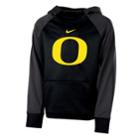 Boys 8-20 Nike Oregon Ducks Therma-fit Colorblock Hoodie, Size: L 14-16, Black