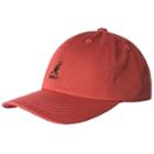 Men's Kangol Washed Baseball Cap, Med Red