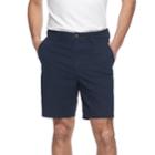 Men's Croft & Barrow&reg; Classic-fit Linen-blend Shorts, Size: 42, Blue