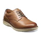 Nunn Bush Marvin Street Men's Plain Toe Oxford Dress Shoes, Size: 11 Wide, Brown Over