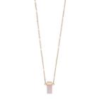 Lc Lauren Conrad Rose Quartz Necklace, Women's, Pink