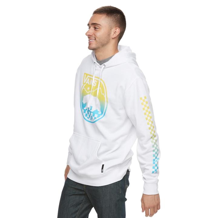 Men's Vans Trail Bear Hoodie, Size: Small, White