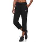Women's Nike Fleece Capri Jogger Pants, Size: Xl, Grey (charcoal)