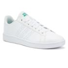 Adidas Neo Cloudfoam Advantage Clean Men's Leather Sneakers, Size: 12, White