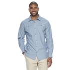 Men's Columbia Battle Mountain Classic-fit Roll-tab Button-down Shirt, Size: Xl, Blue (navy)