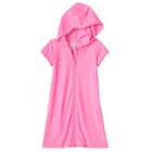 Girls 4-6x So&reg; French Terry Swim Cover-up, Girl's, Size: 6x, Pink